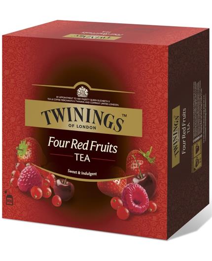 134775  151681 Te TWININGS 4 r&#248;de Frukter (100) En eksotisk blanding av orientalsk te